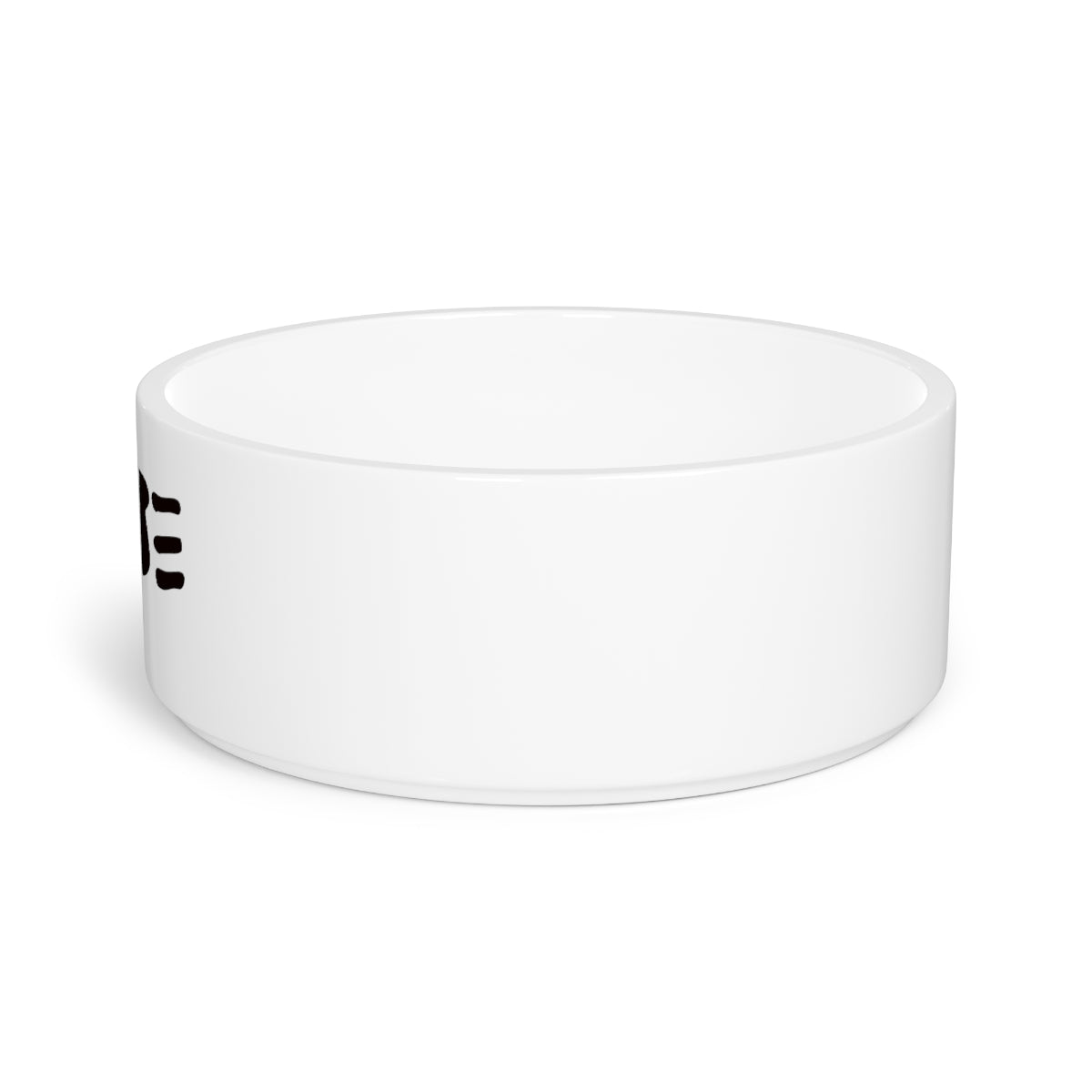 Simple TRIBΞ Pet Bowl. (Black Logo)