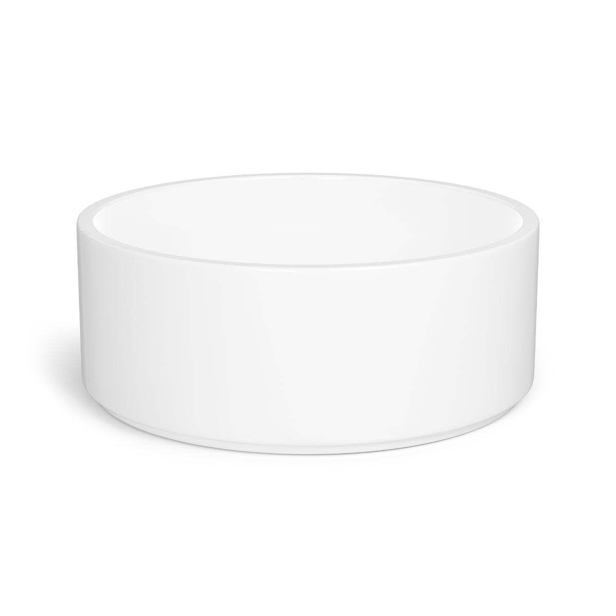 Simple TRIBΞ Pet Bowl. (Black Logo)
