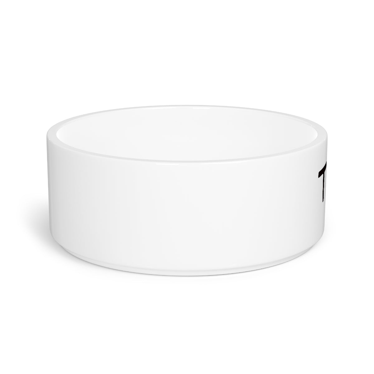 Simple TRIBΞ Pet Bowl. (Black Logo)