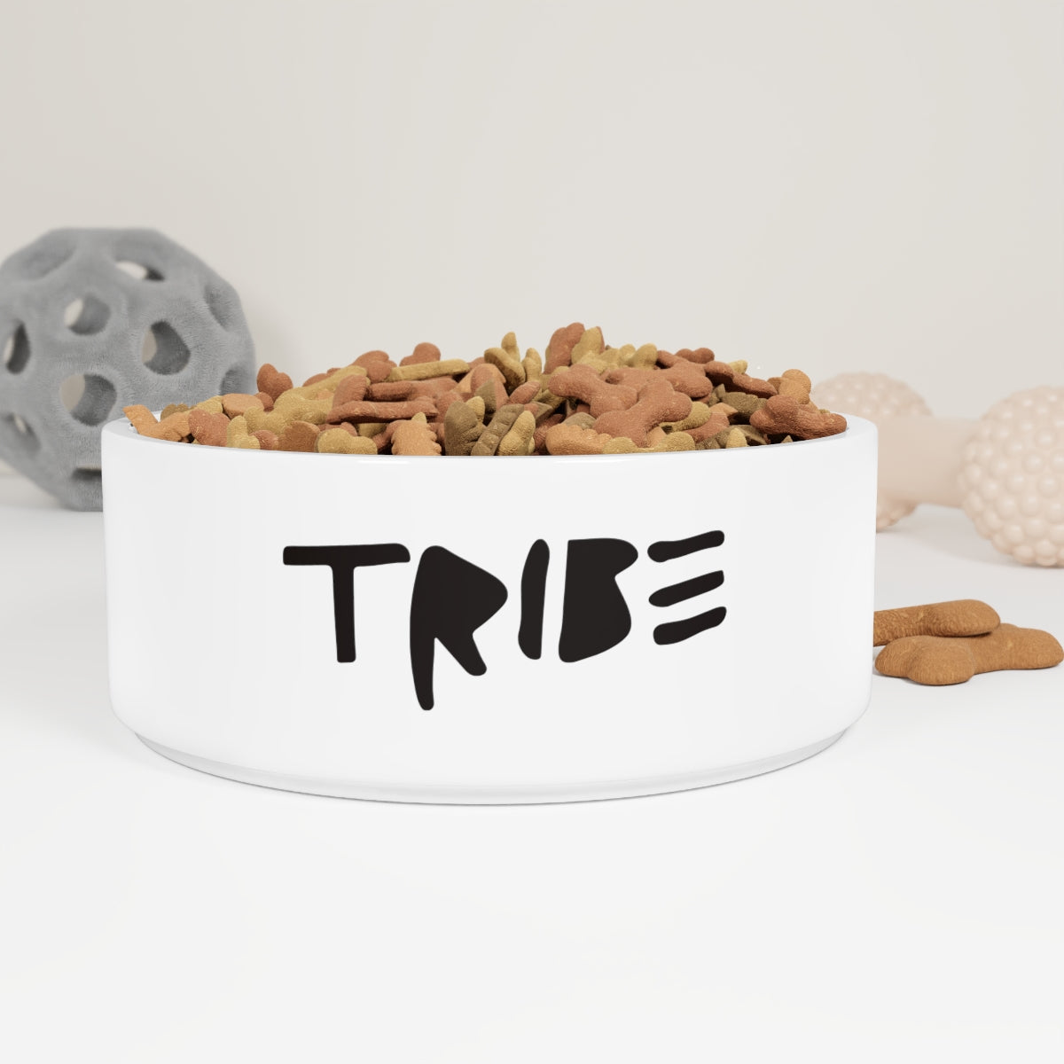 Simple TRIBΞ Pet Bowl. (Black Logo)