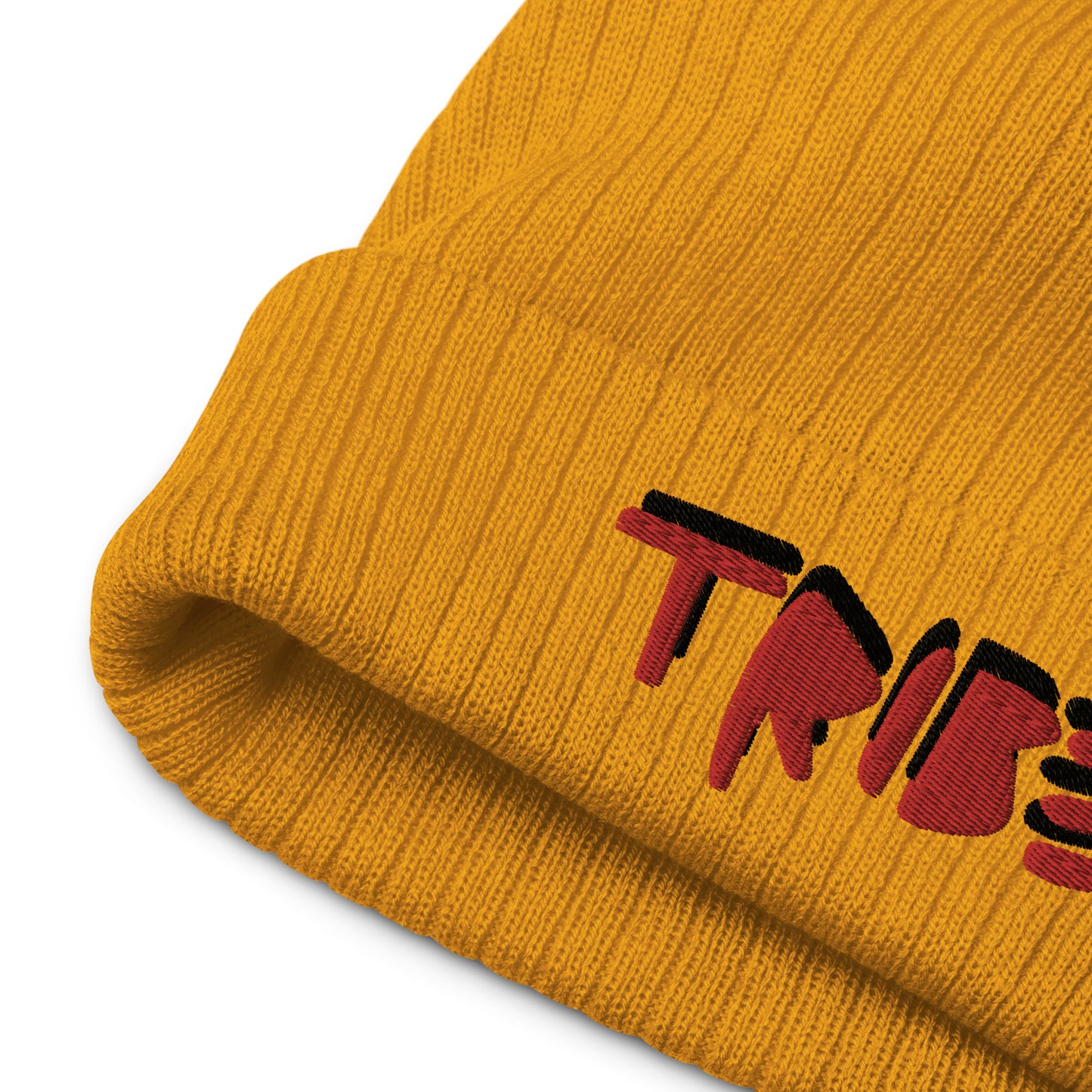 Ribbed Hipster TRIBΞ knit beanie