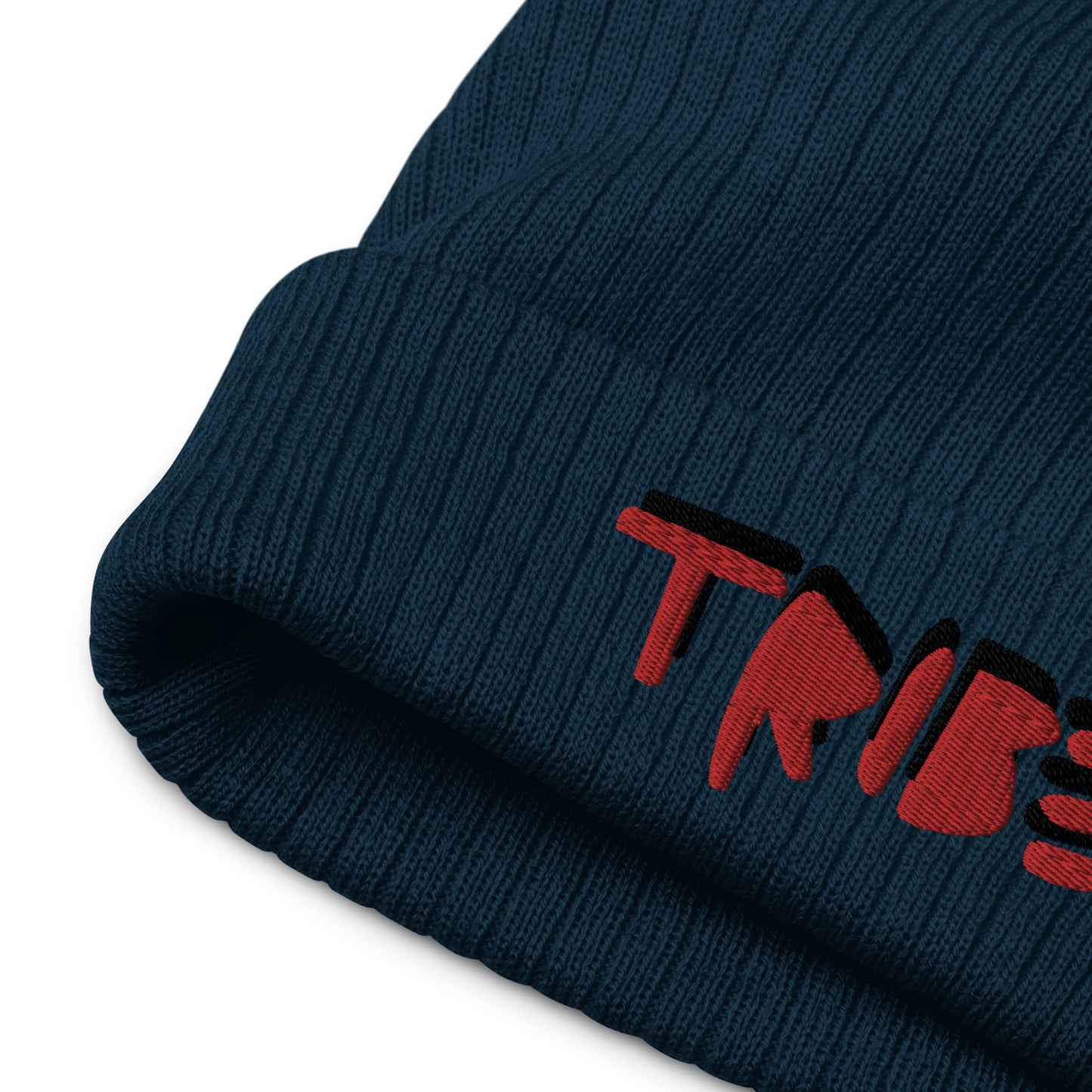 Ribbed Hipster TRIBΞ knit beanie