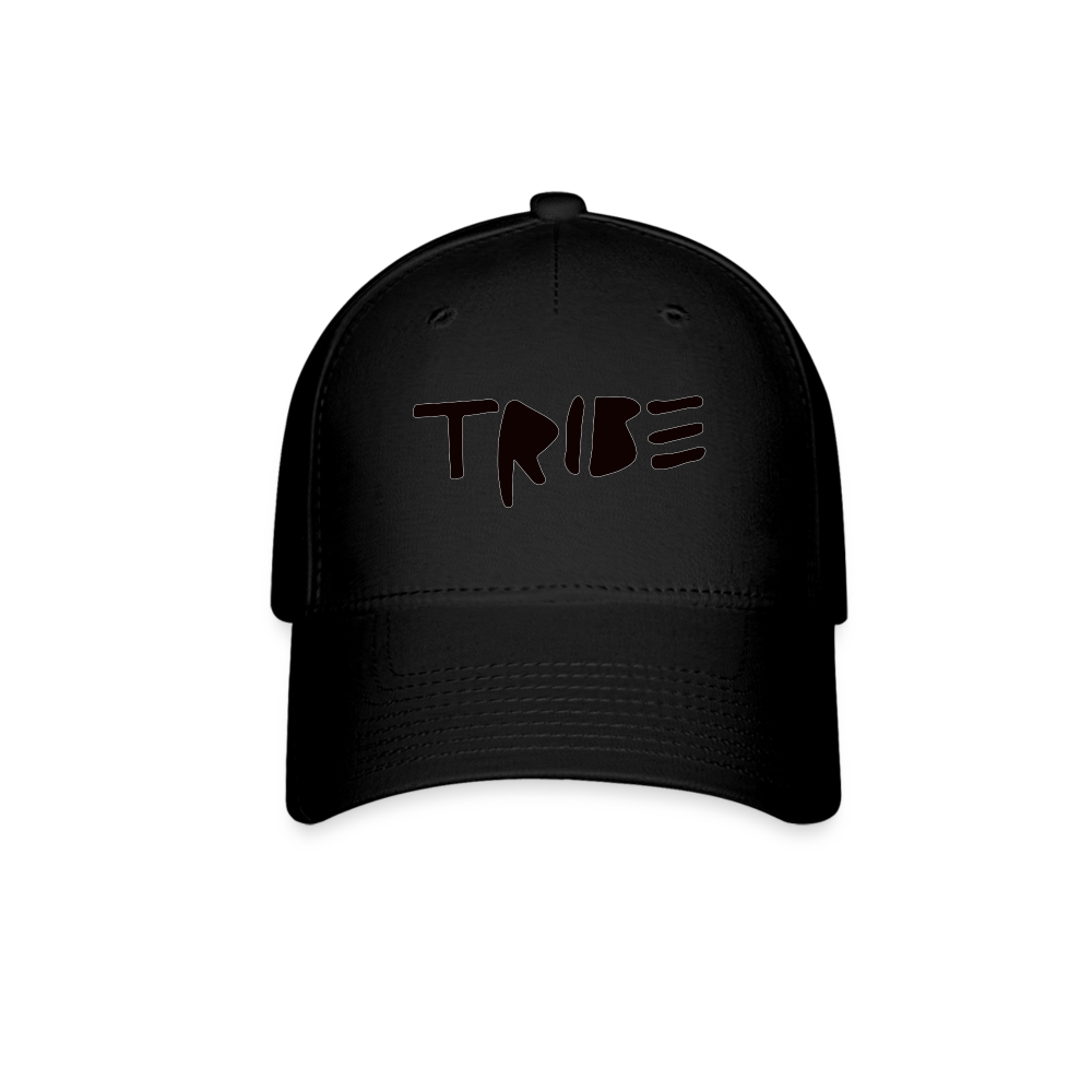 TRIBΞ Black Logo Baseball Cap with 1/1 TRIBΞ ON BACK - black