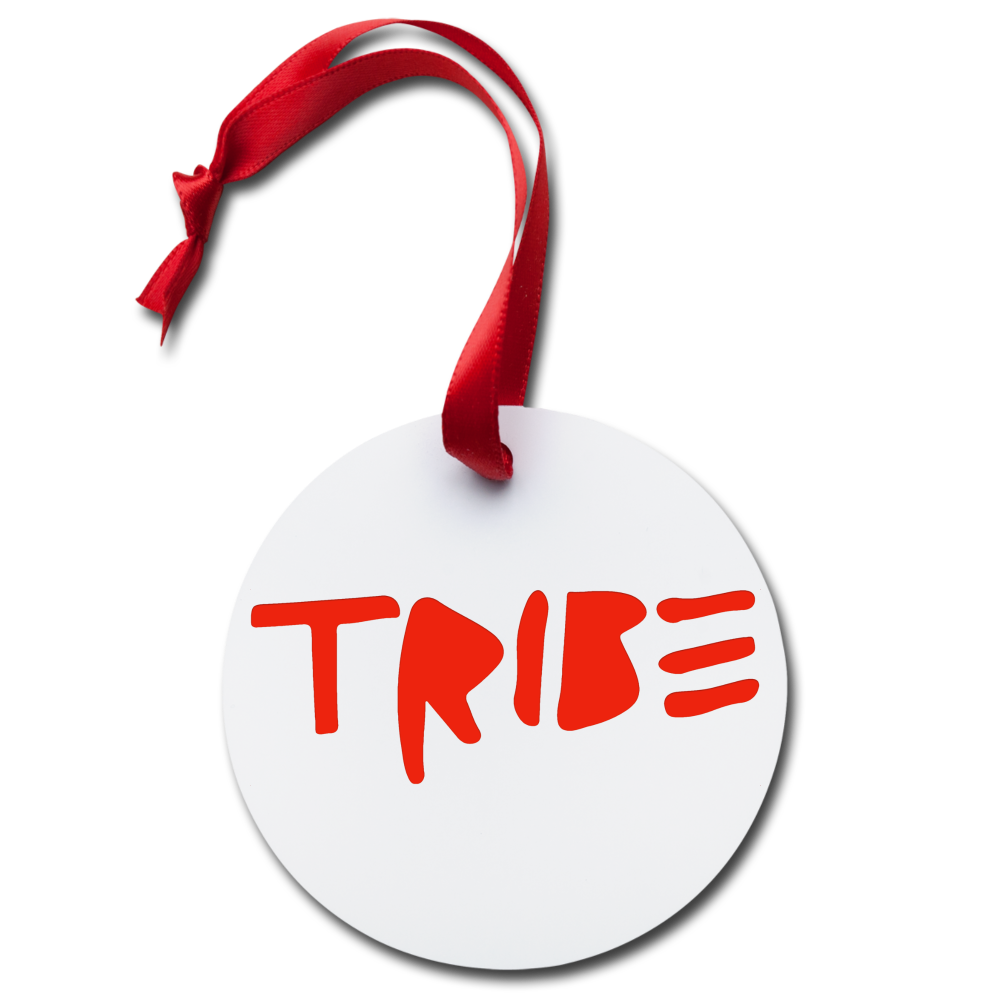 TRIBΞ Holiday Ornament - CUSTOM - white